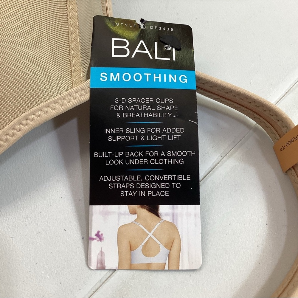 NEW! Bali 3439 Smoothing Underwire bra - Picture 6 of 8